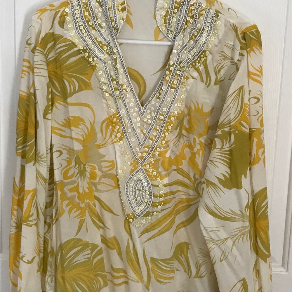Soft Surroundings Embellished Top